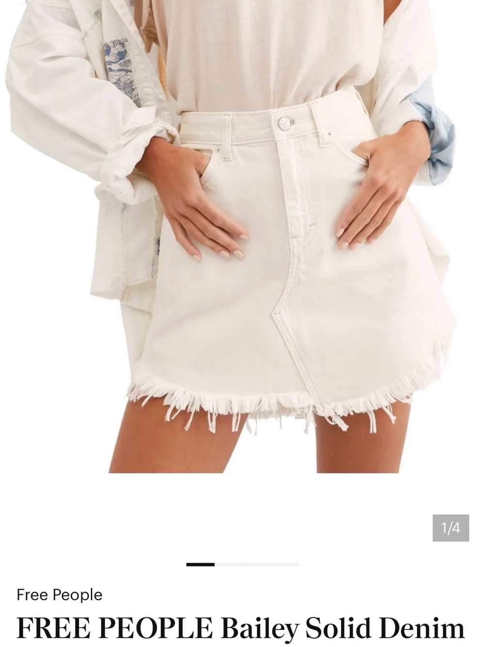 Free People effortless off